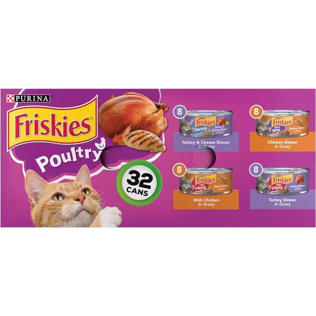 40-Pack Purina Friskies Gravy Canned Wet Cat Food, 5.5 oz. (Surfin’ and Turfin’ Prime Filets)