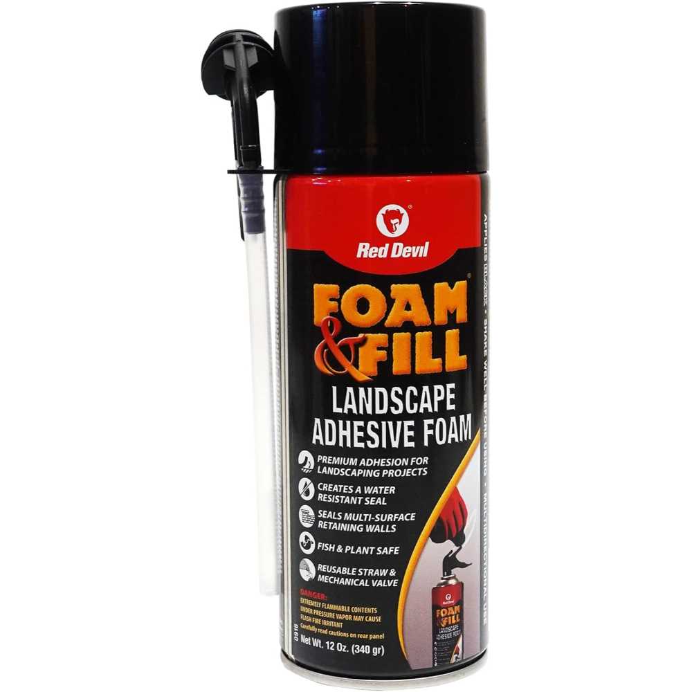 Prime: Red Devil Foam & Fill Landscape Adhesive Foam, 12 oz.