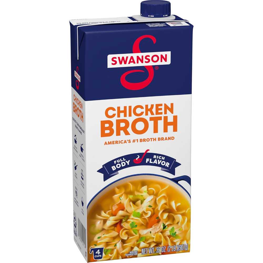 Swanson 100% Natural Chicken Broth, 32 oz.