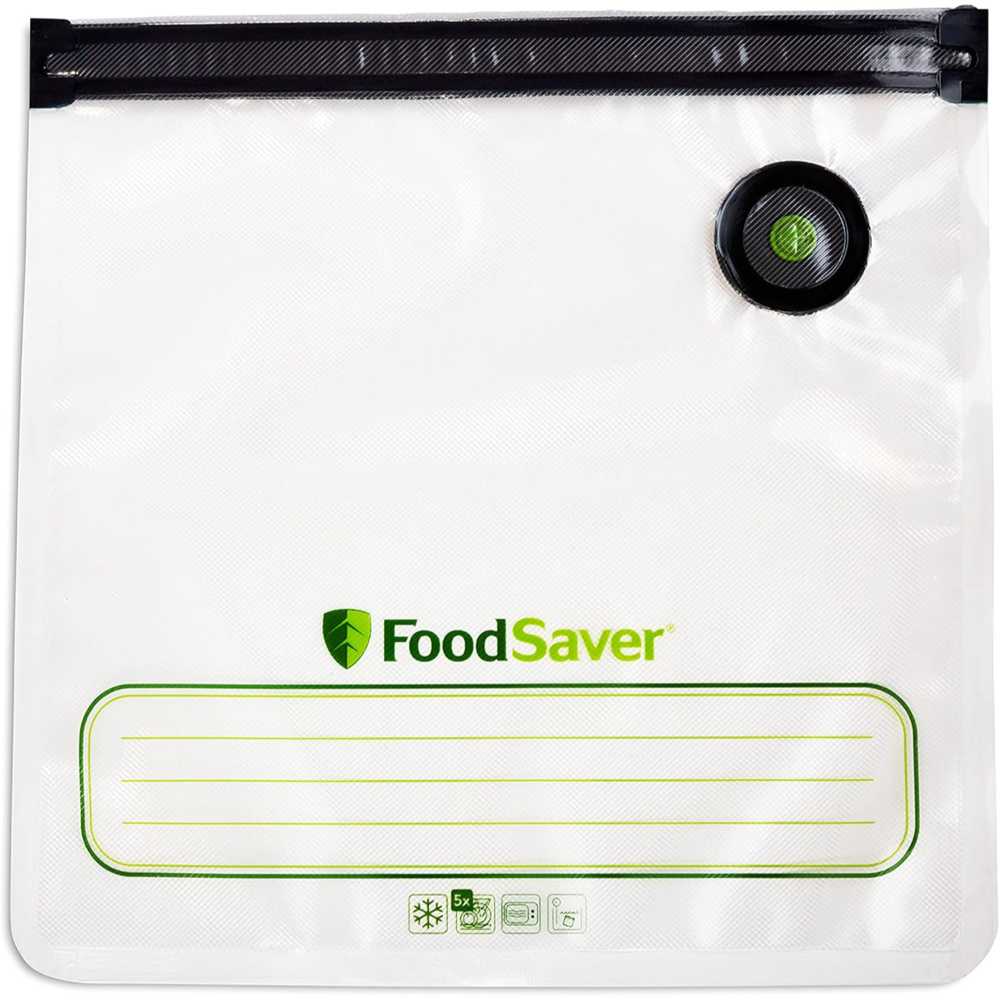 8-Pack FoodSaver Reusable Gallon Vacuum Zipper Bag