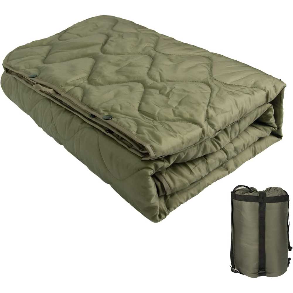 Tongcamo Military-Style Poncho Liner w/ Compression Bag