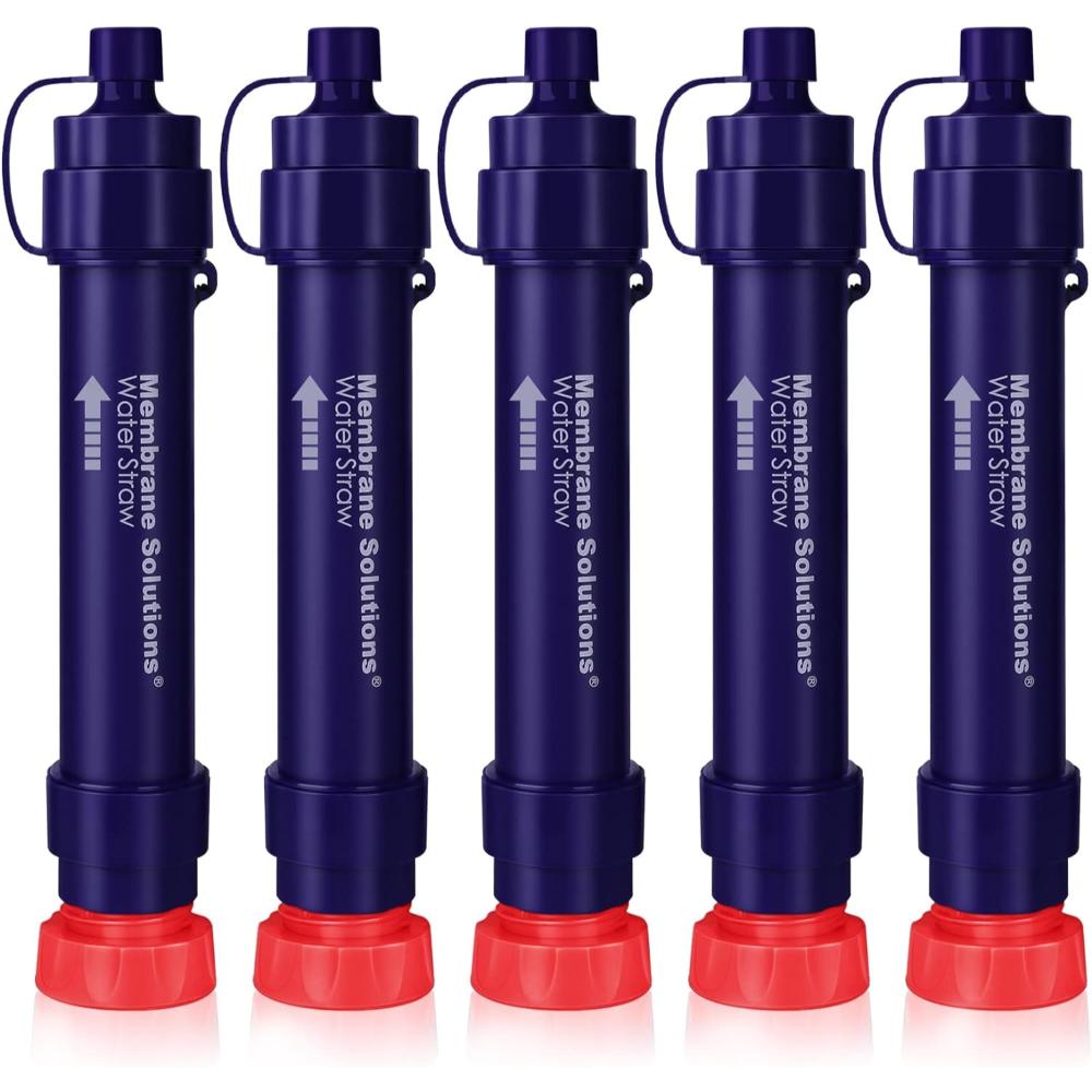 Lightning Deal: 5-Pack Membrane Solutions WS02 Water Filter Straw