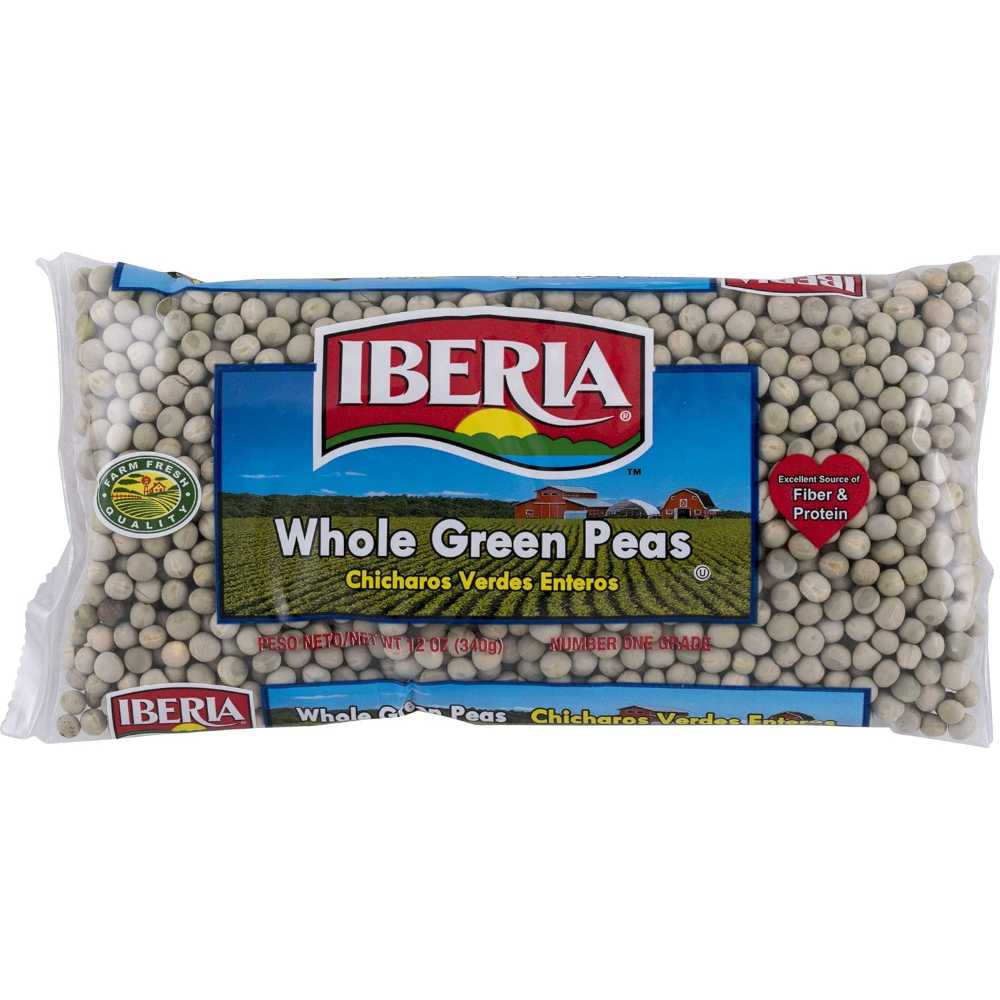 Iberia Dry Whole Green Peas, 12 oz.
