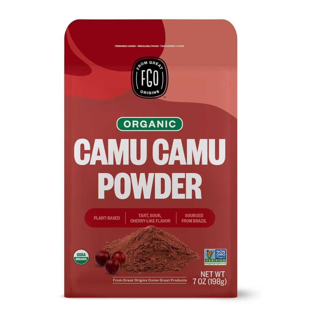 FGO Organic Freeze-Dried Camu Camu Powder, 7 oz.