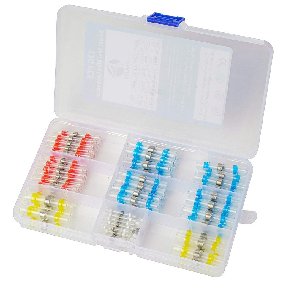120-Pack Amlits Solder Seal Wire Connectors
