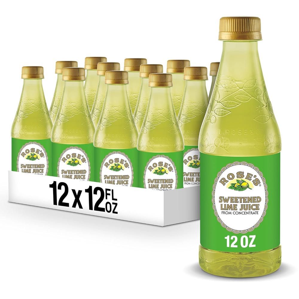 6-Pack Rose's Sweetened Lime Juice, 12 oz.