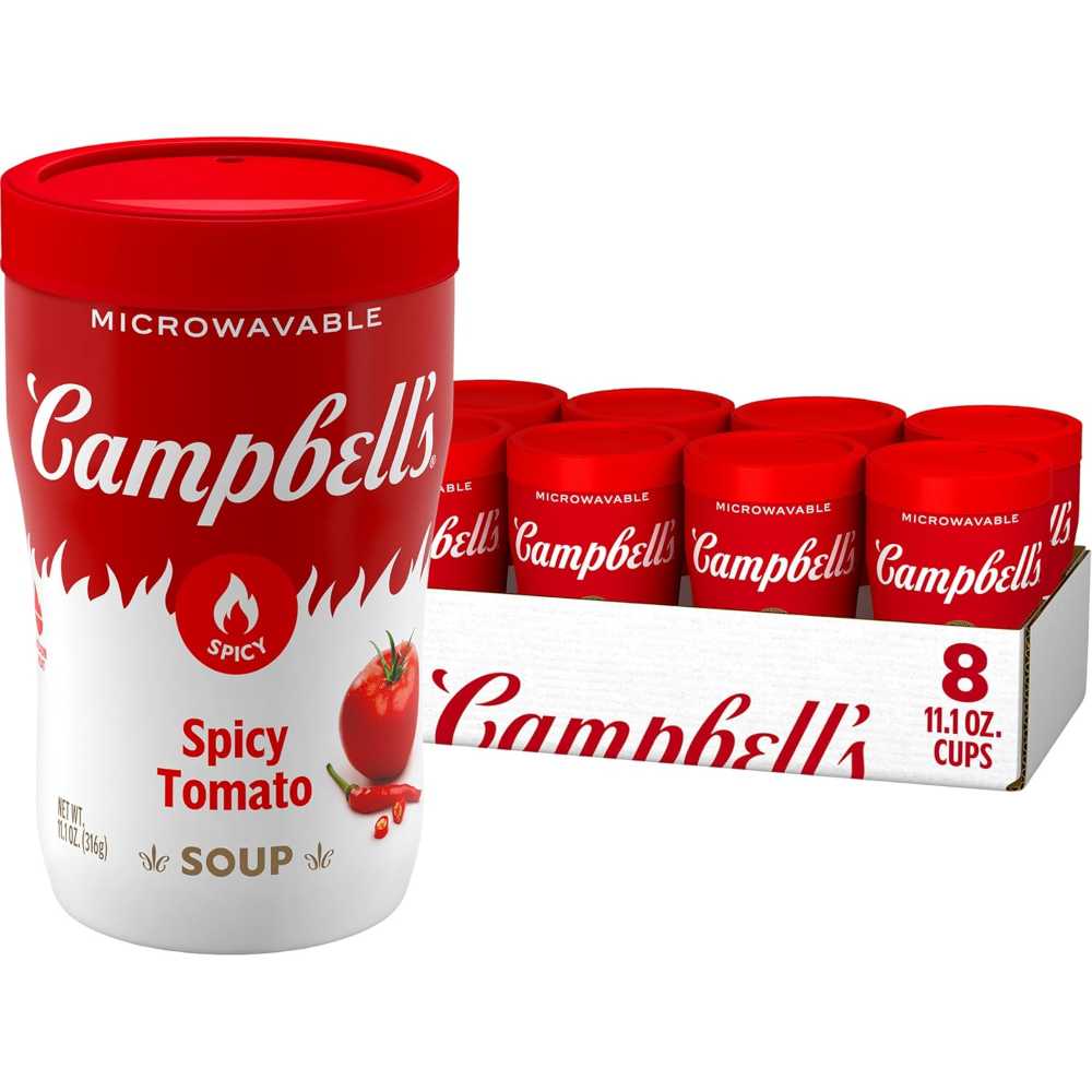 8-Pack Campbell's Sipping Spicy Tomato Soup, 11 oz.