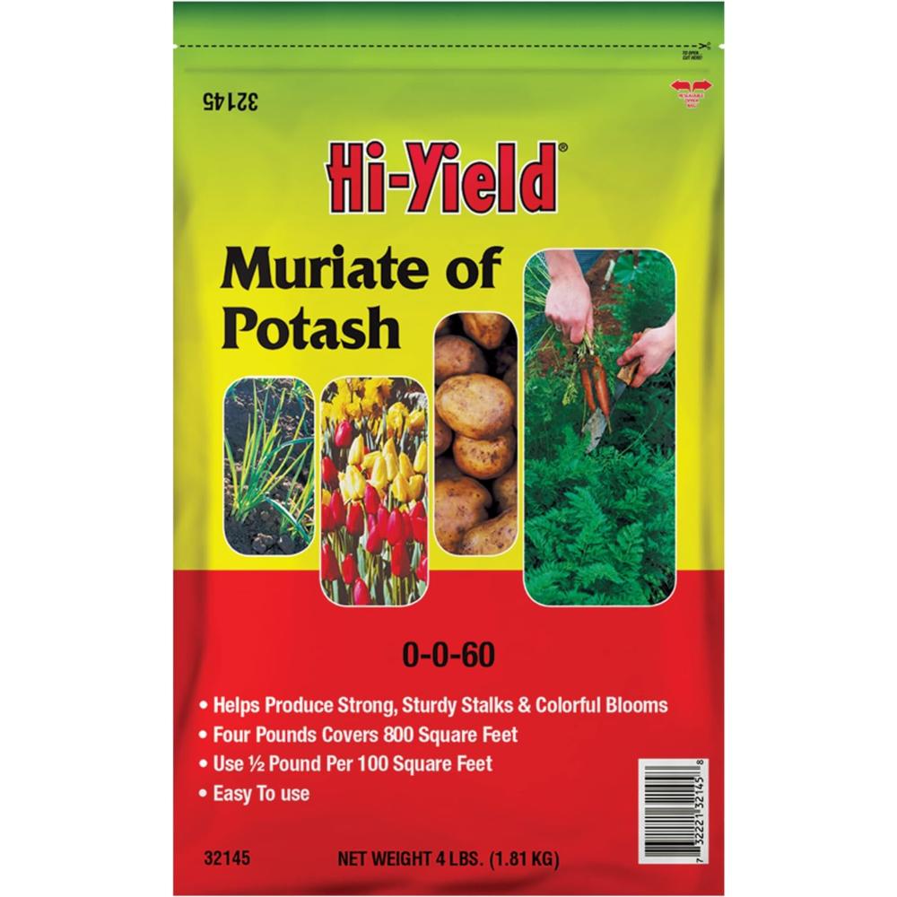 Hi-Yield Muriate of Potash 0-0-60, 4 lbs.