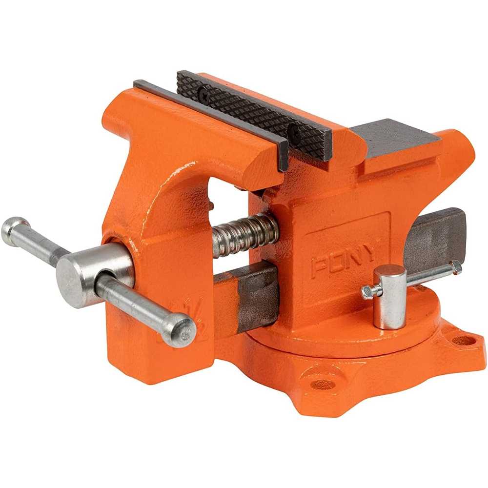Pony 4.5" Bench Vise w/ Swivel Base