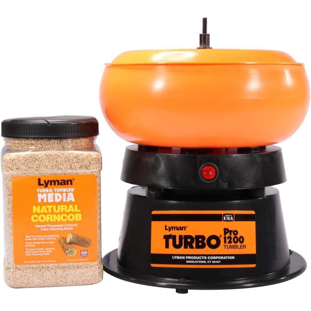 Lyman 1200 Pro Tumbler + 2 lb. Corncob Media