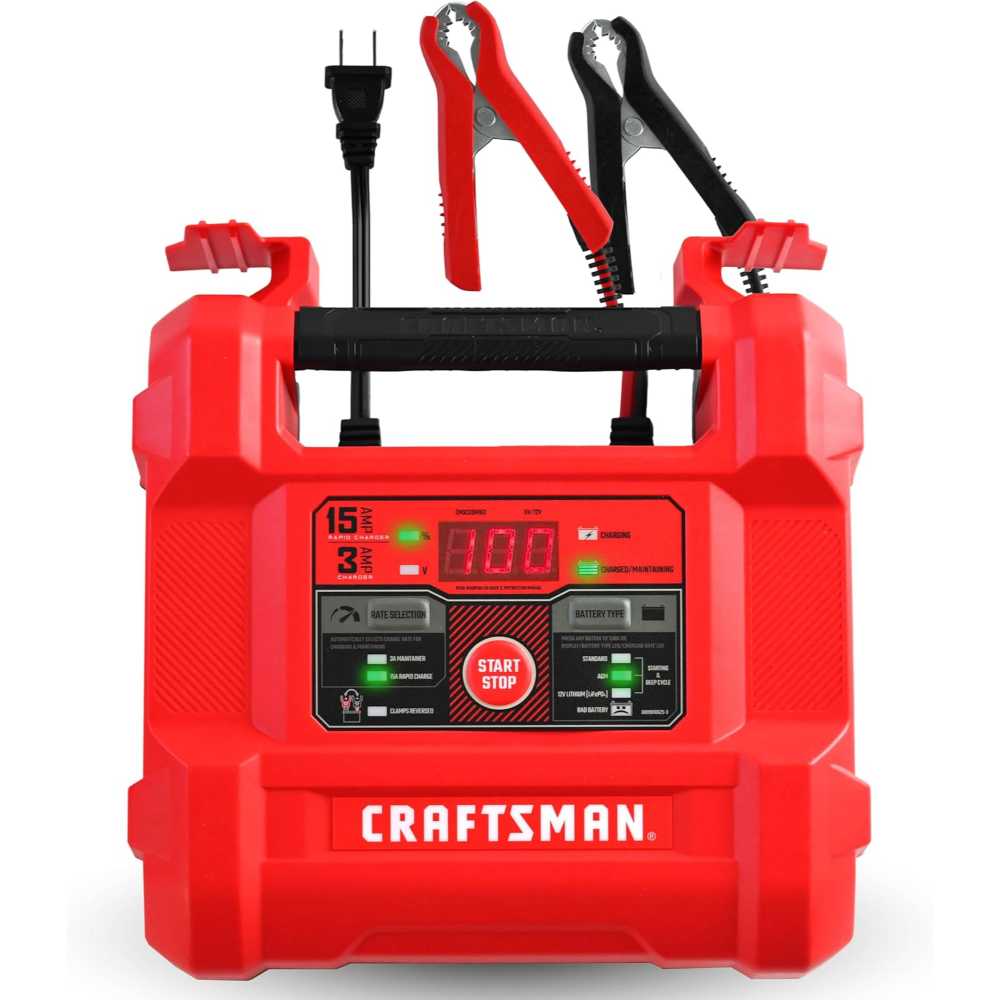 Craftsman 4-in-1 15A Battery Charger & Maintainer