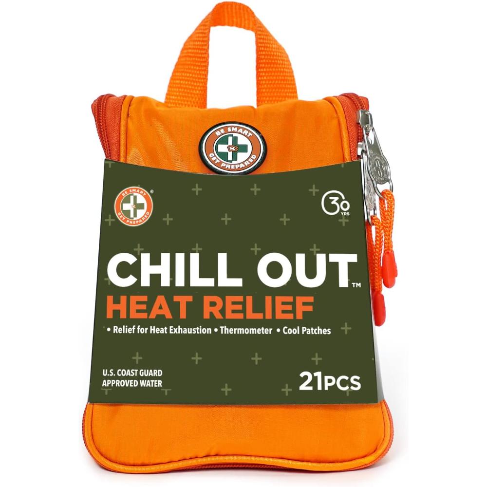 Be Smart Get Prepared Chill Out 21-Piece Heat Relief Kit