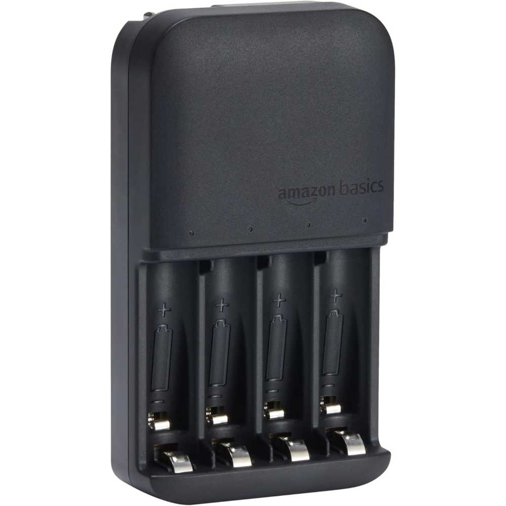 Prime Members: Amazon Basics 4-Bay AA/AAA Battery Charger