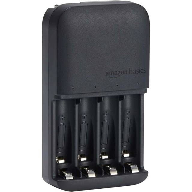Prime Members: Amazon Basics 4-Bay AA/AAA Battery Charger