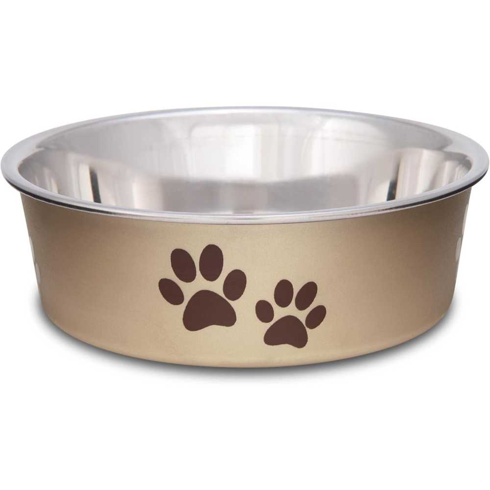 Loving Pets Stainless Steel Dog & Cat Bowl (10-20 lb.)