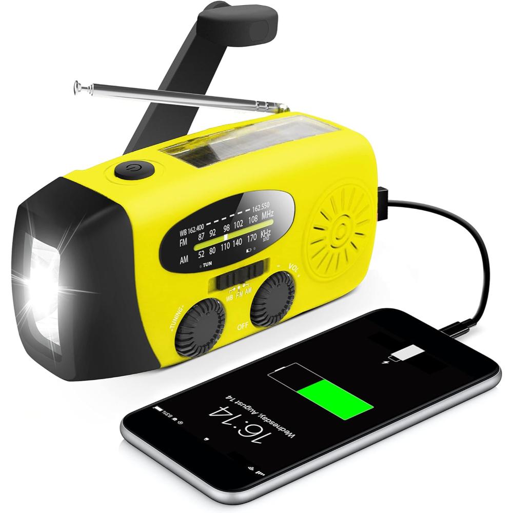 DaringSnail Emergency Hand Crank Solar Radio