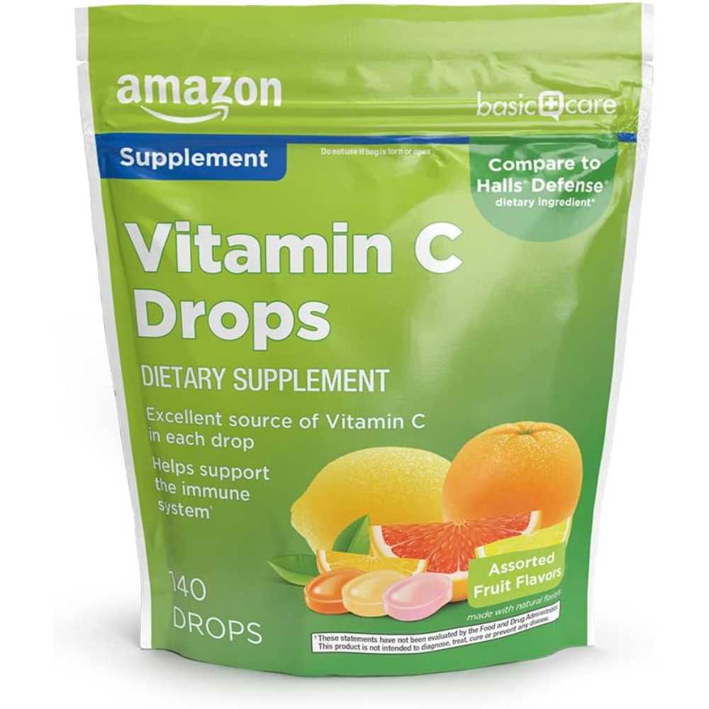 140-Pack Amazon Basic Care Vitamin C Drops