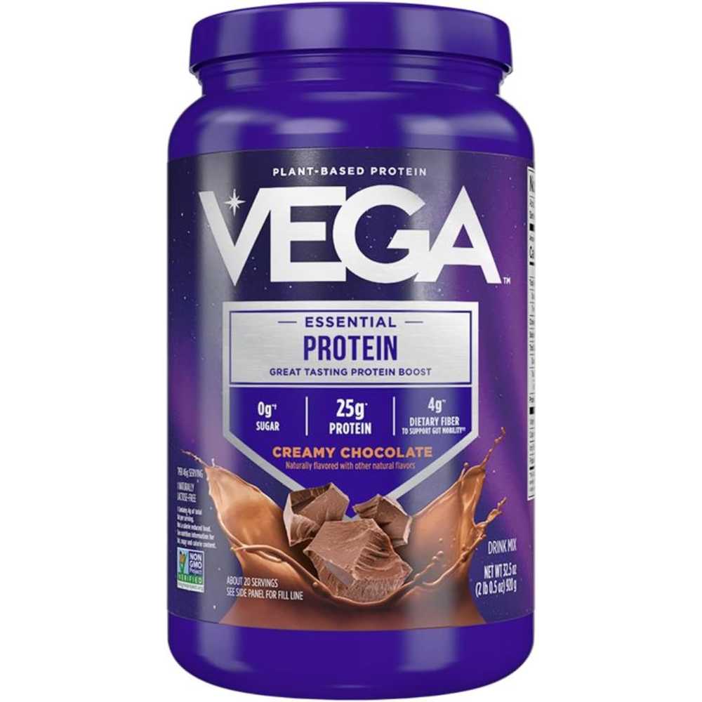 Vega Essential Protein Powder, 2 lb. 0.5 oz. (Rich Chocolate)