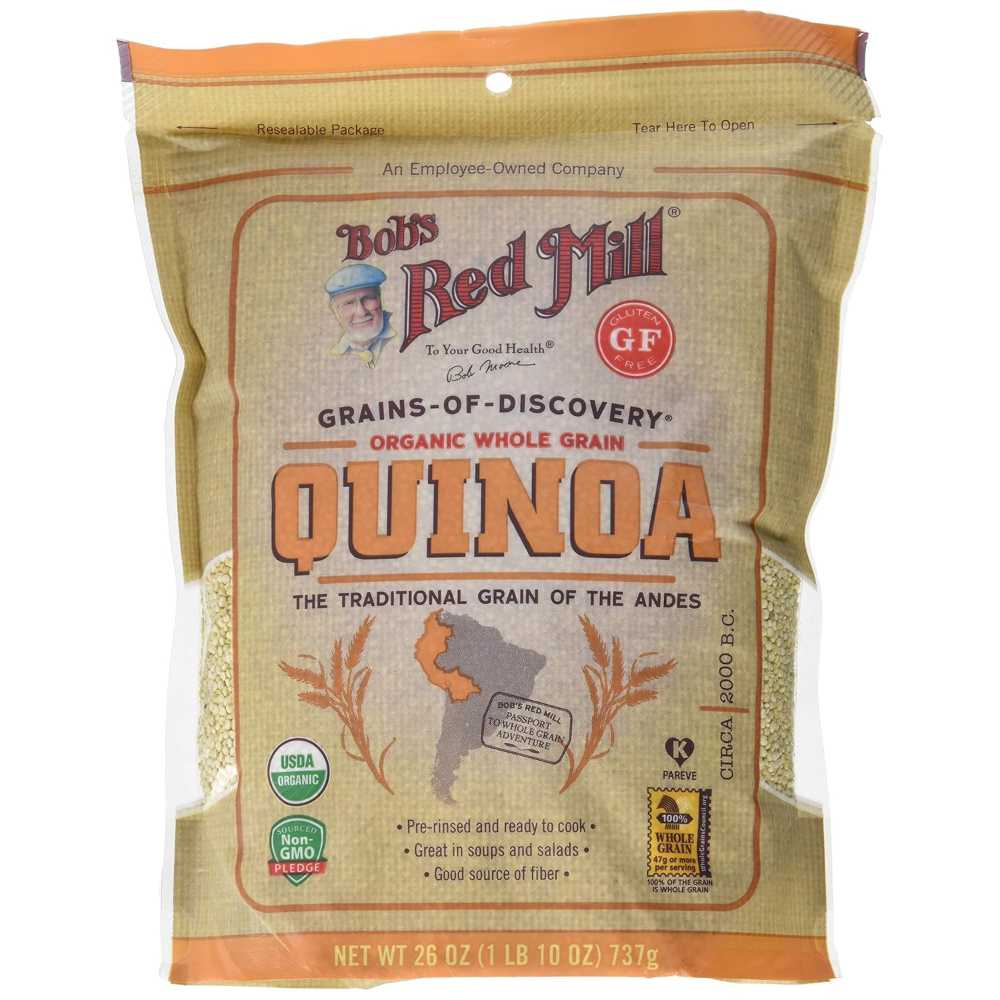 4-Pack Bob's Red Mill Organic White Quinoa, 26 oz.