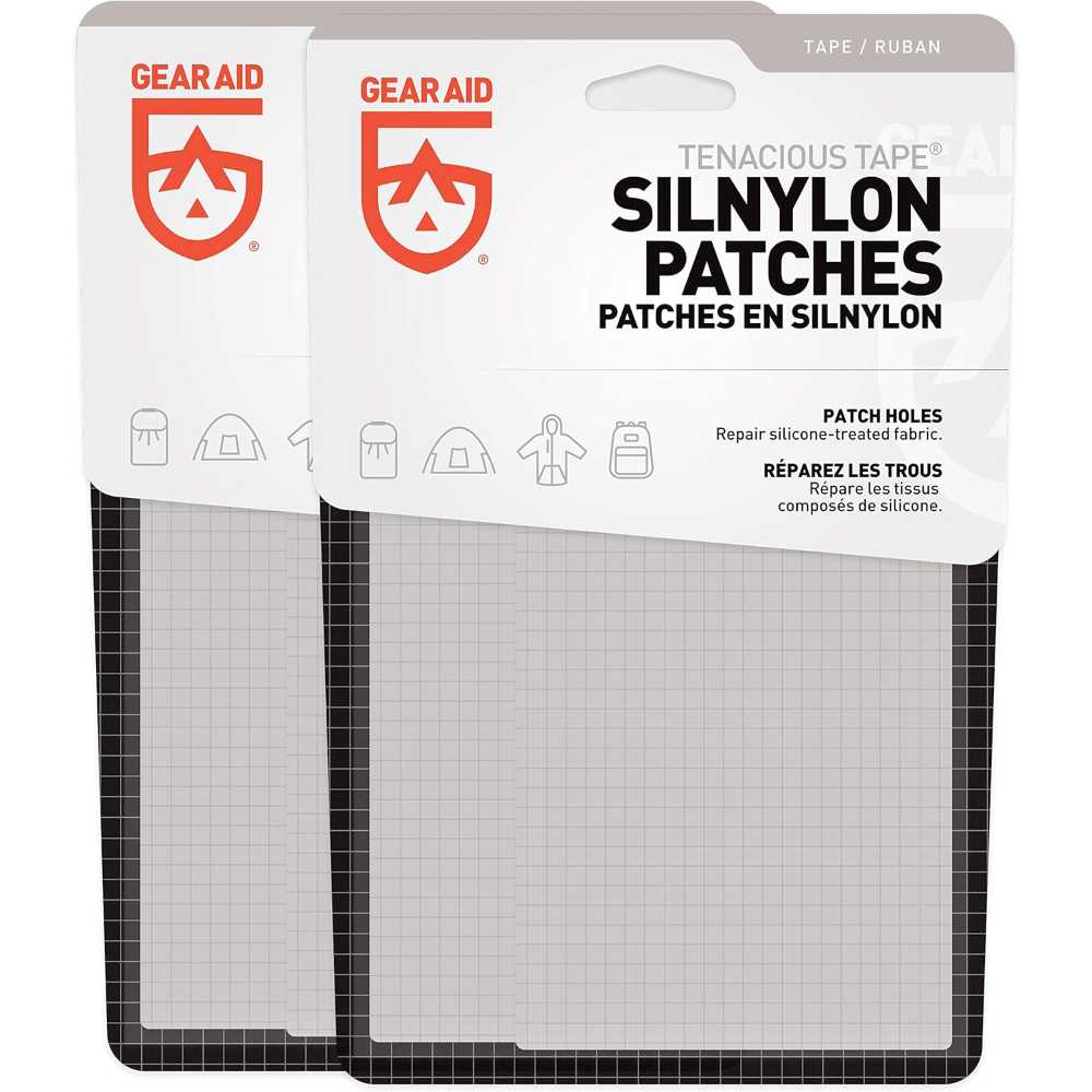 2-Pack Gear Aid Tenacious Tape Silnylon Patches