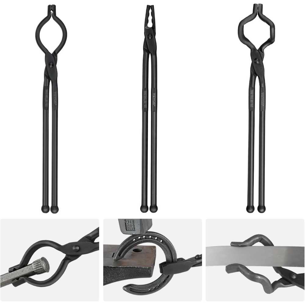 Vevor 3-Piece 18" Blacksmith Tong Set
