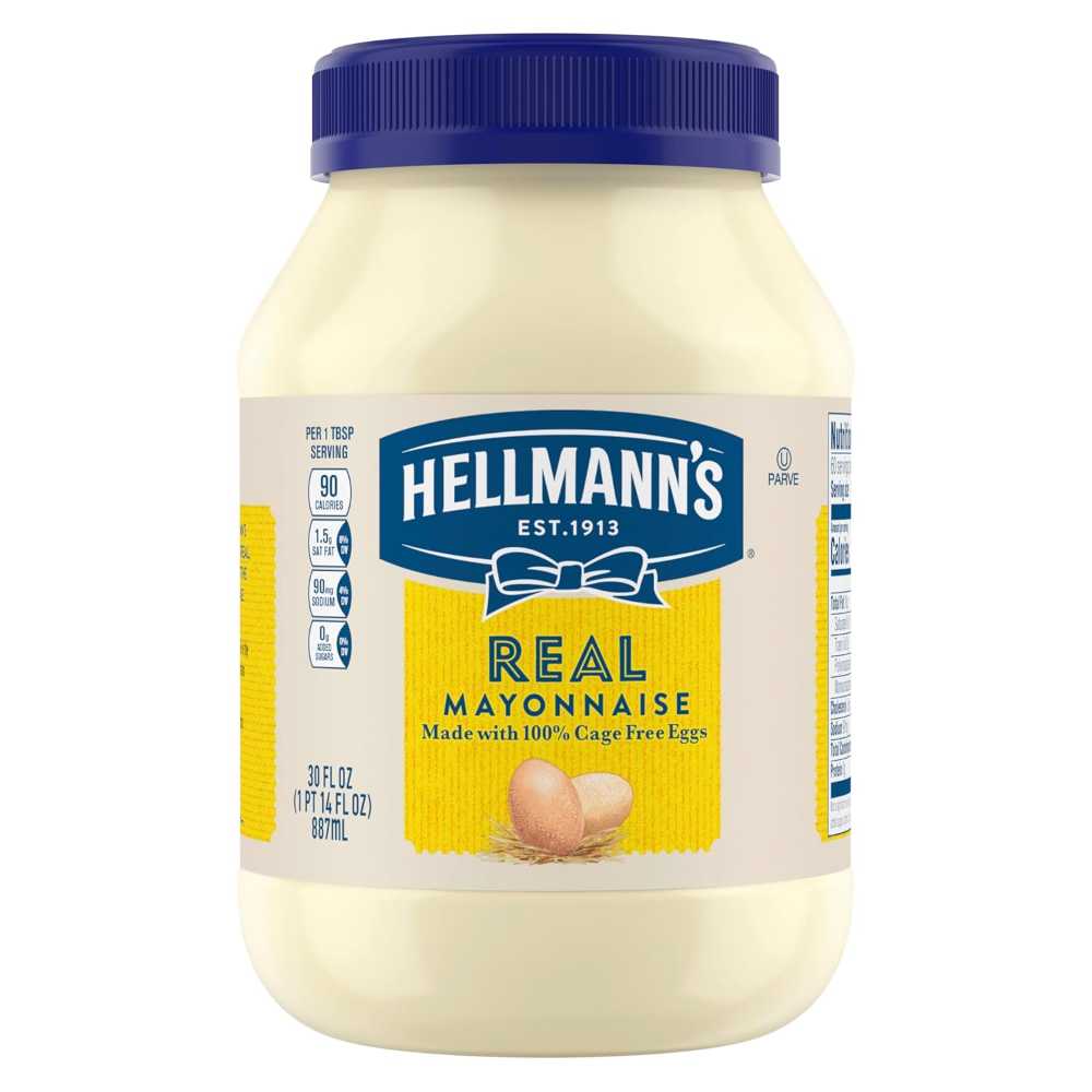 Hellmann's Real Mayonnaise, 30 oz.