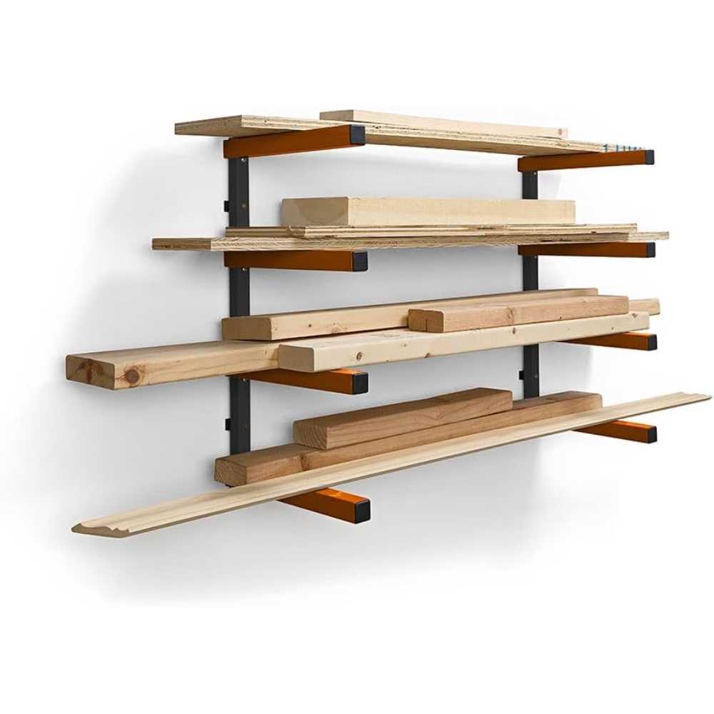 Bora 4-Level Lumber Organizer & Storage Rack
