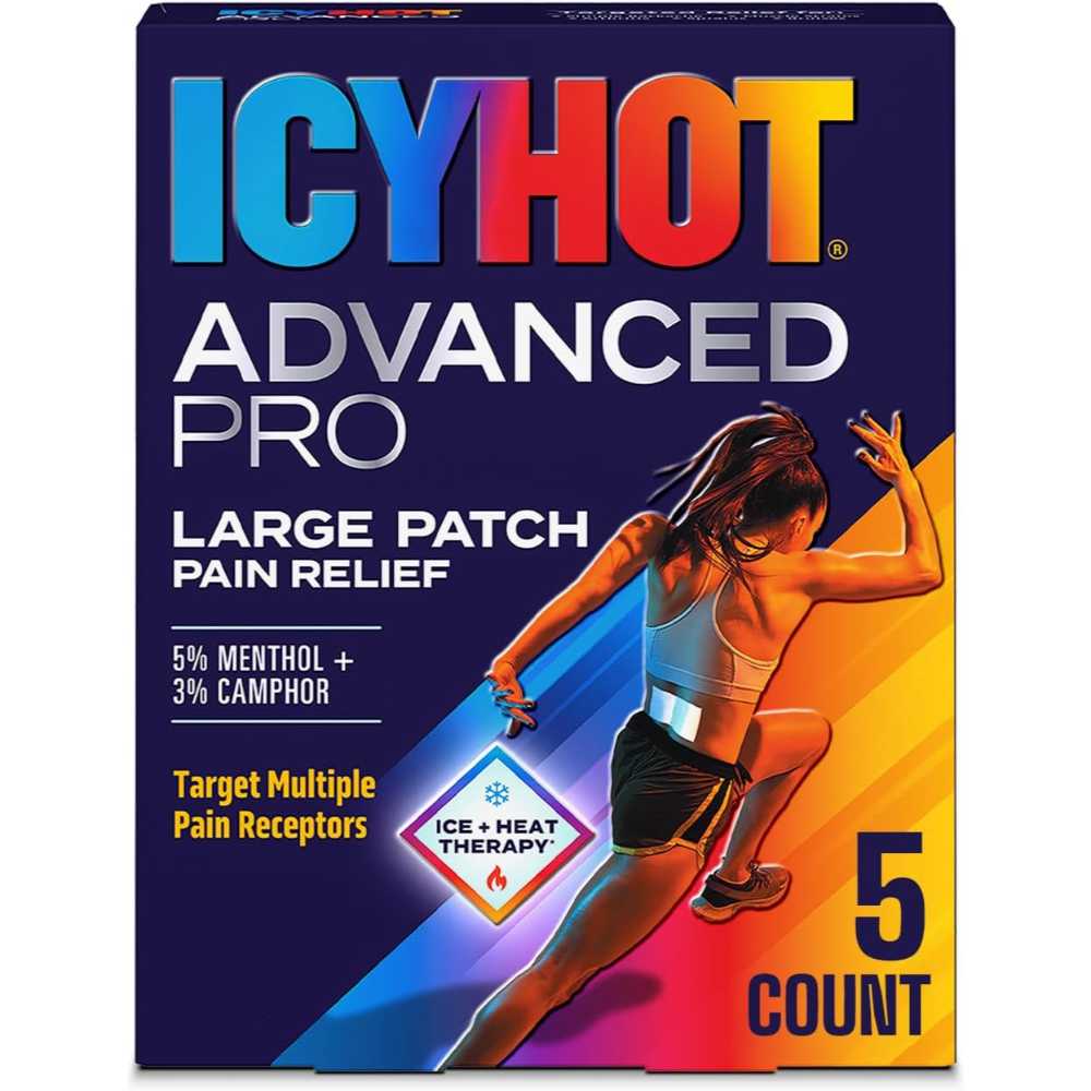 5-Pack Icy Hot Advanced Pro Large Pain Relief Patch