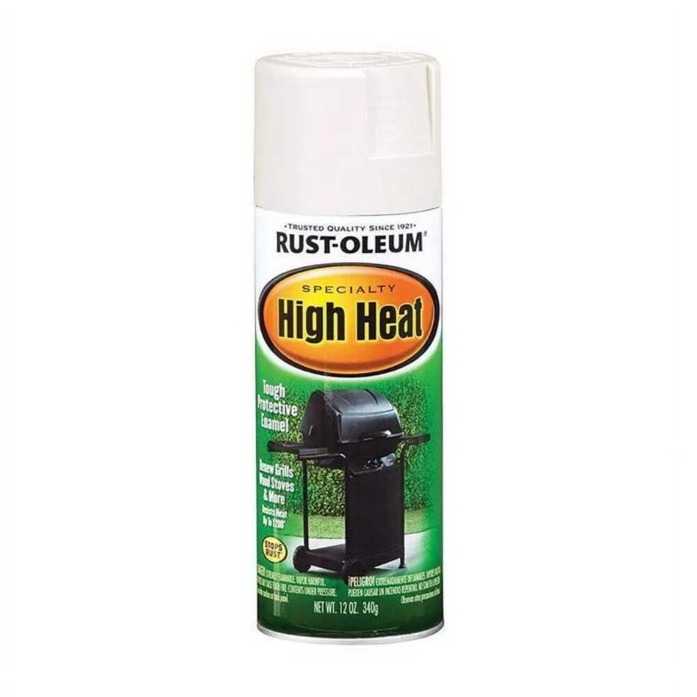 6-Pack Rust-Oleum High Heat Tough Enamel Spray Paint, 12 oz. (White)