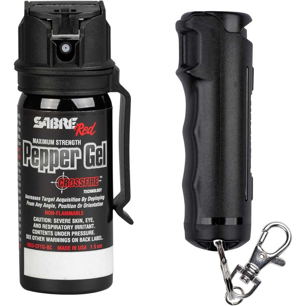 SABRE Crossfire Pepper Gel + SABRE Fast Flip Top Pepper Gel