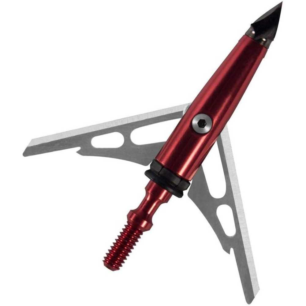 3-Pack RAGE Chisel Tip 2-Blade Broadhead, 100 Grain