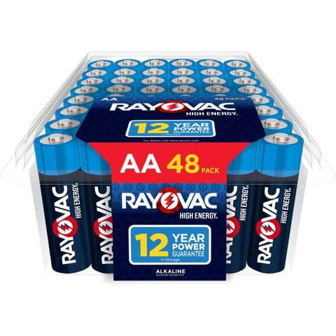 48-Pack Rayovac High Energy AA Batteries