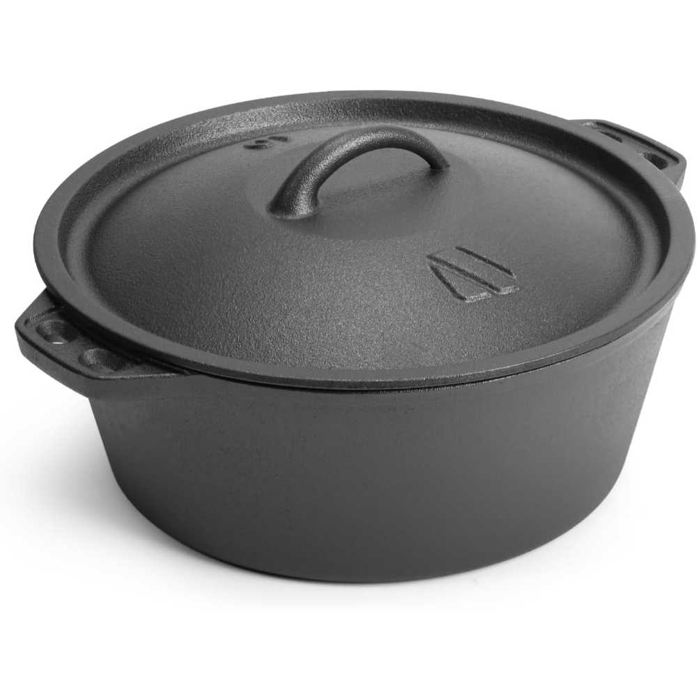 Northriver Casting 3 qt. Cast Iron Dutch Oven w/ Lid