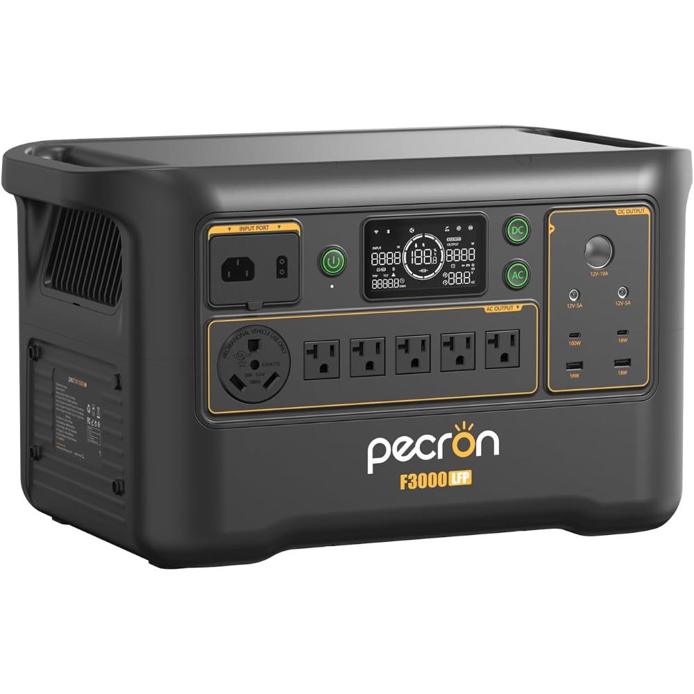 Pecron F3000LFP 3600W/3072Wh LiFePO4 Power Station
