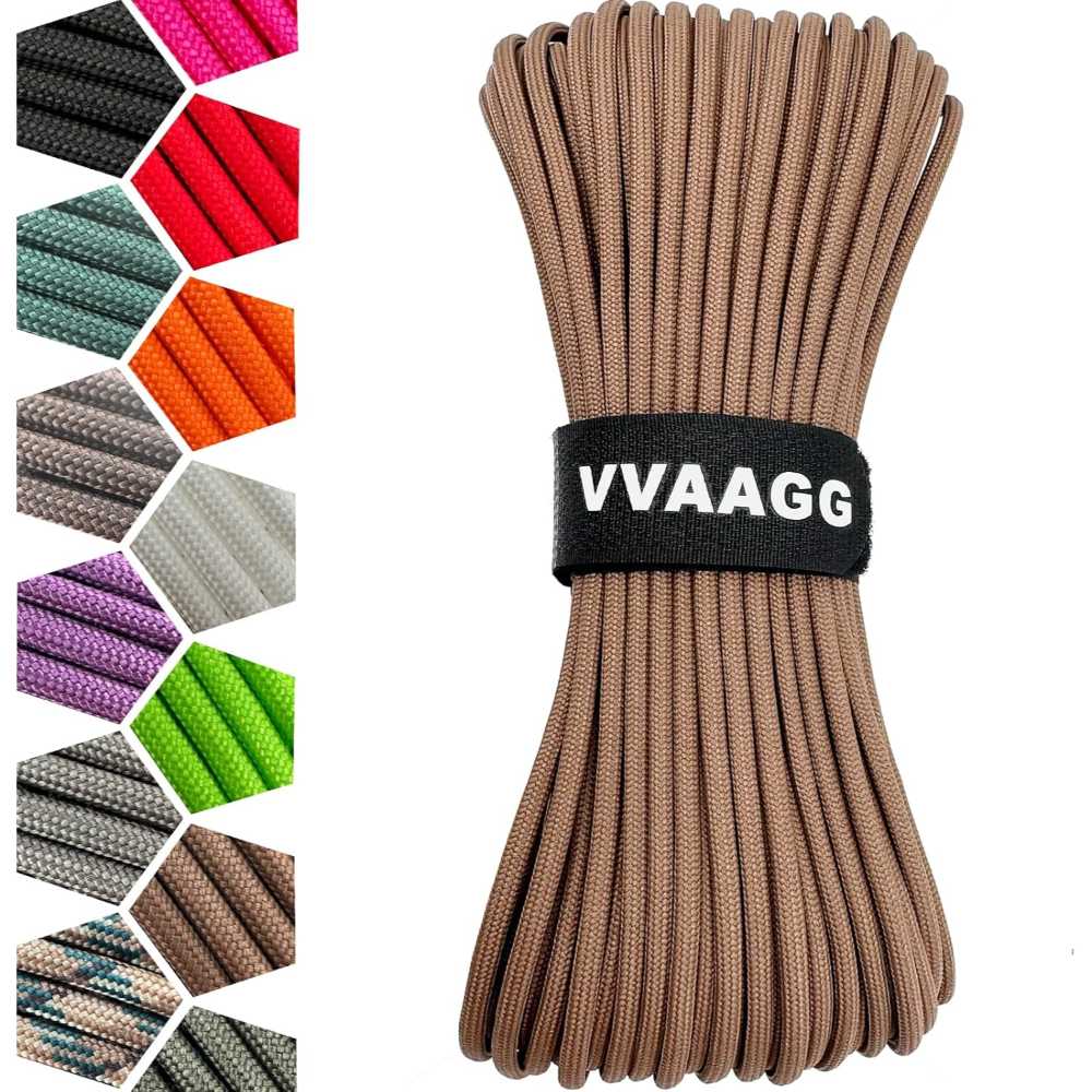 VVAAGG 50' 1000 lb. Paracord