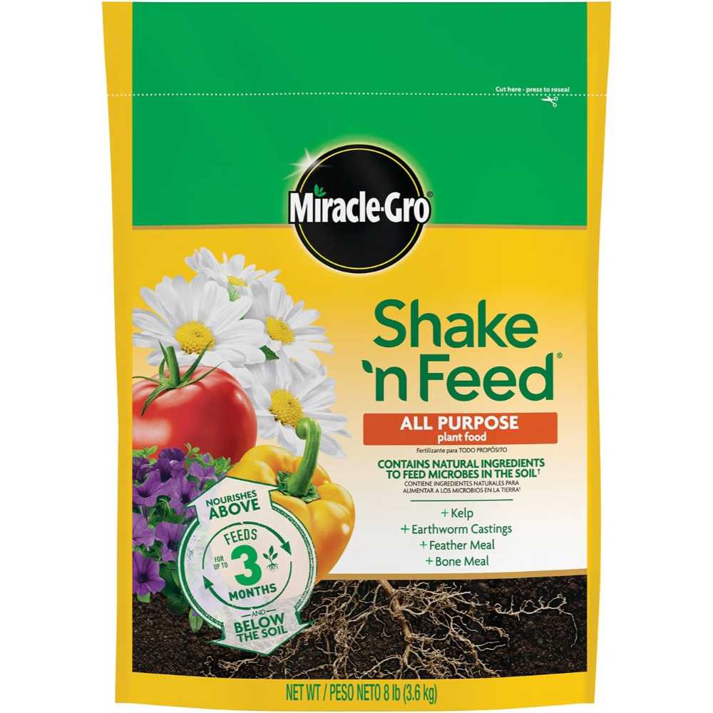 Miracle-Gro Shake 'N Feed All Purpose Plant Food, 8 lb.
