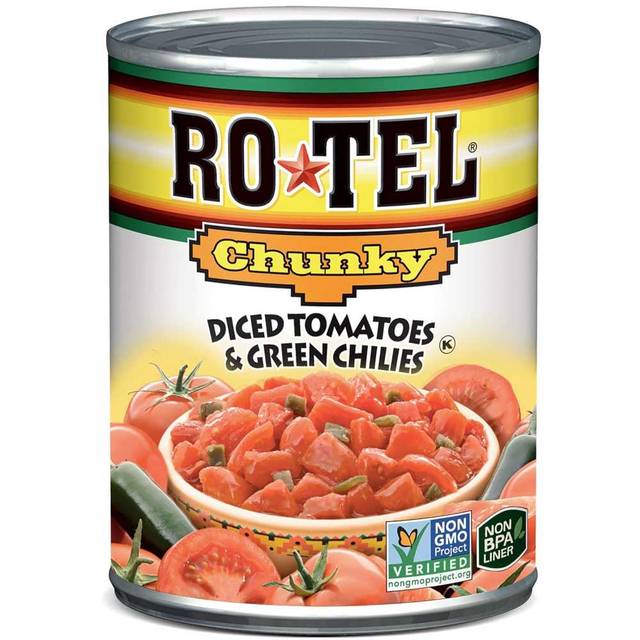 12-Pack ROTEL Chunky Diced Tomatoes & Green Chilies, 10 oz.