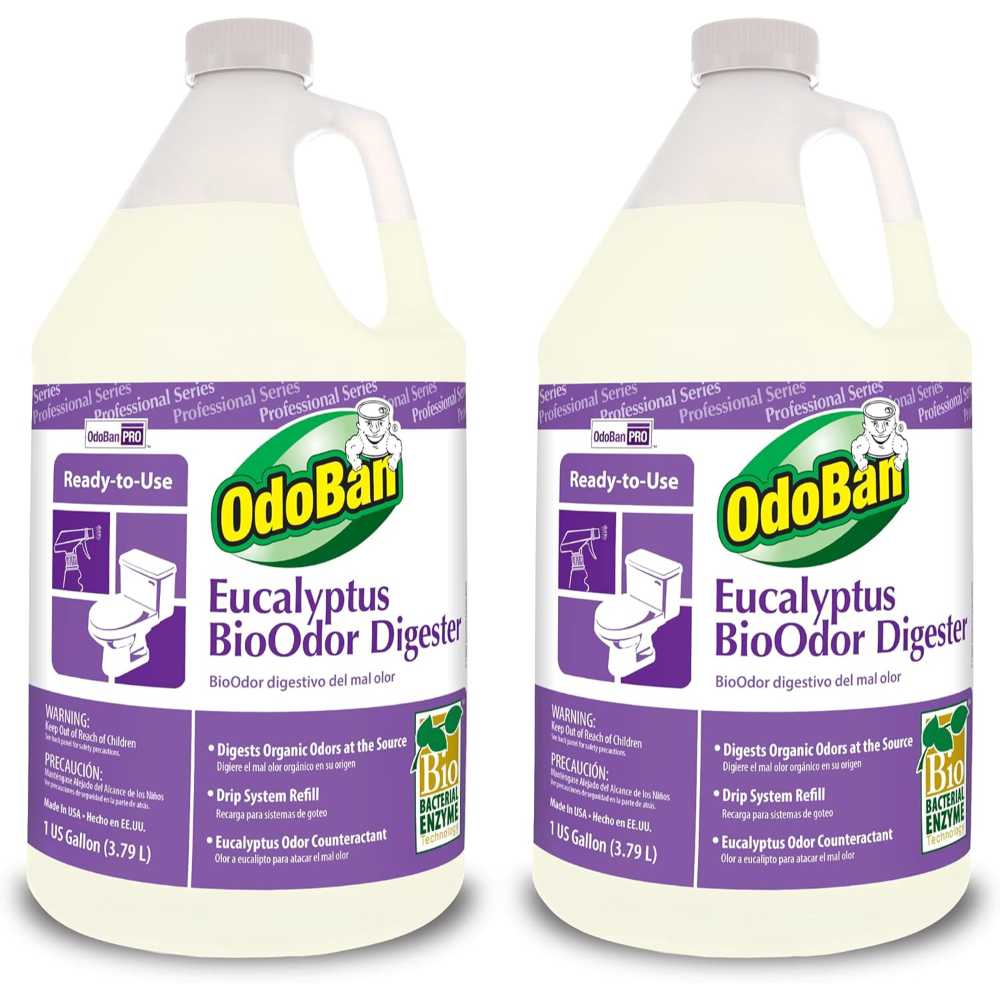 2-Pack OdoBan Professional BioOdor Digester, 1 gal.