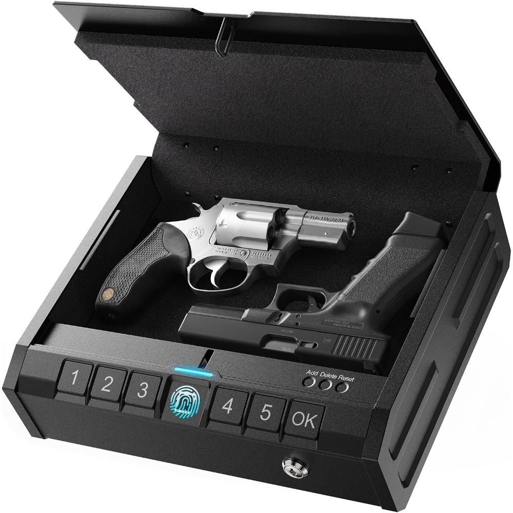 Onnais Quick-Access Biometric Pistol Safe