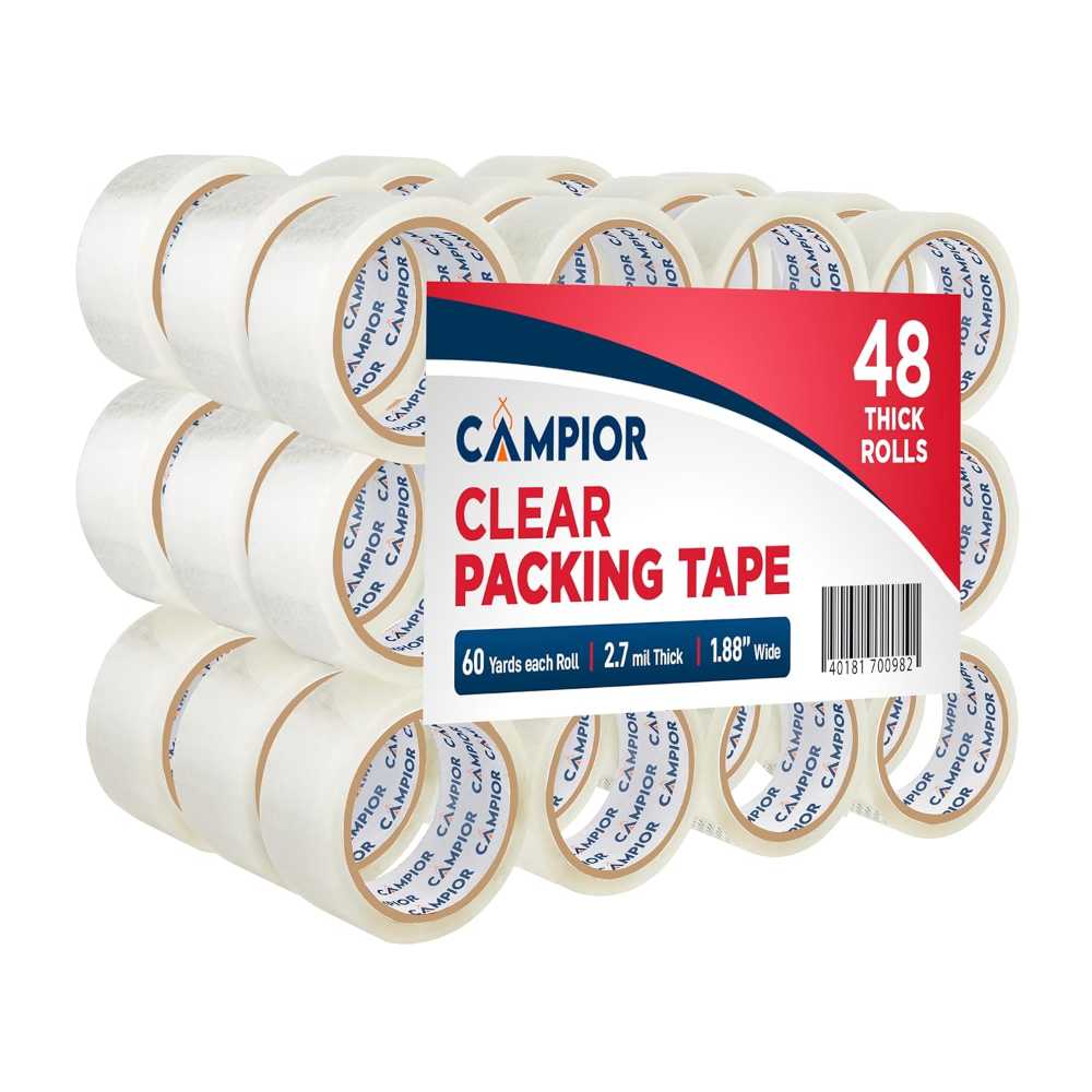48-Pack Campior Packing/Storage Tape (2" x 60 yd.)