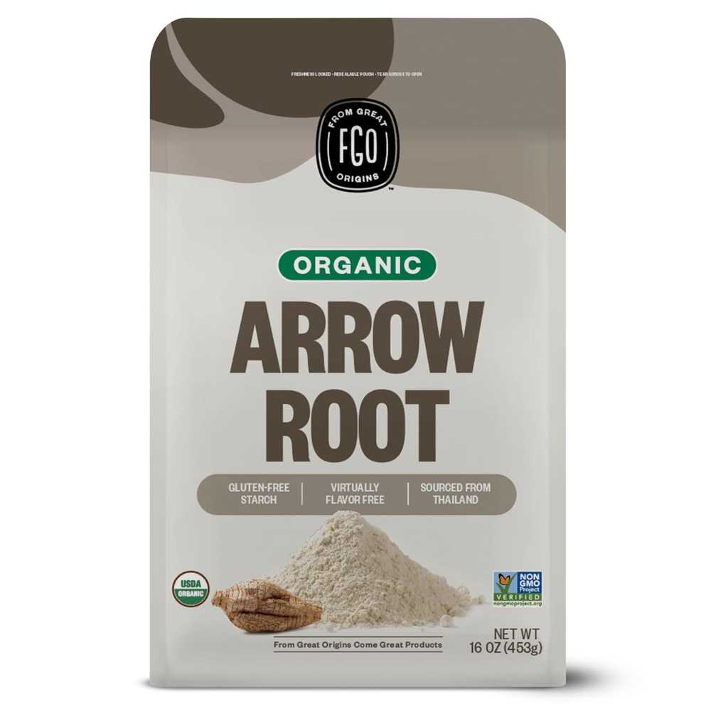 FGO Organic Arrowroot Powder, 16 oz.