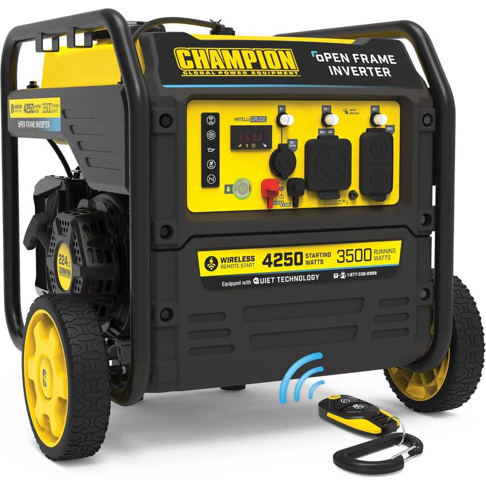 Prime Members: Champion 4250W Inverter Generator w/ Remote Start