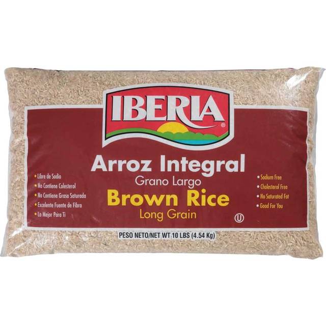 Iberia Long Grain Brown Rice, 10 lb.