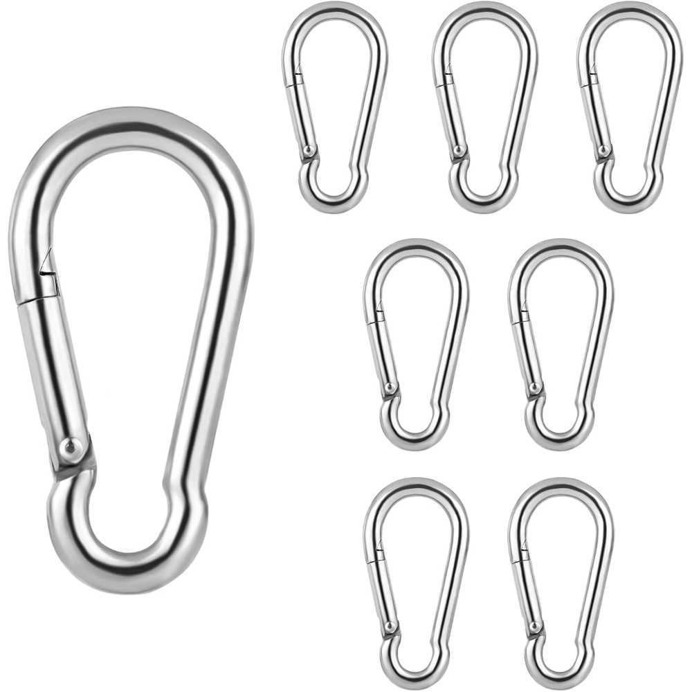 8-Pack Benvo M4 Carabiners