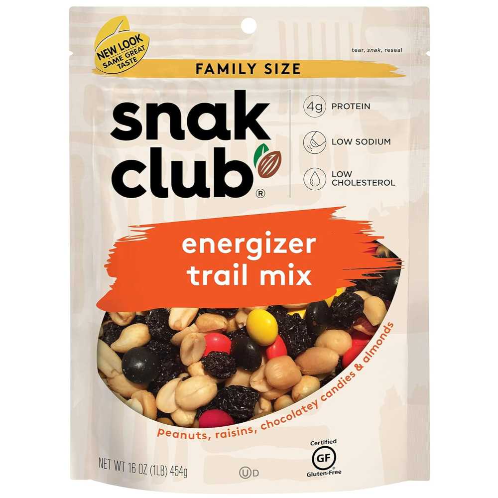6-Pack Snak Club Energizer Trail Mix, 1 lb. ($2.38/Each)
