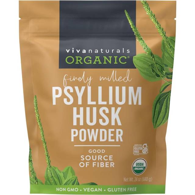 Viva Naturals Organic Psyllium Husk Powder, 24 oz.