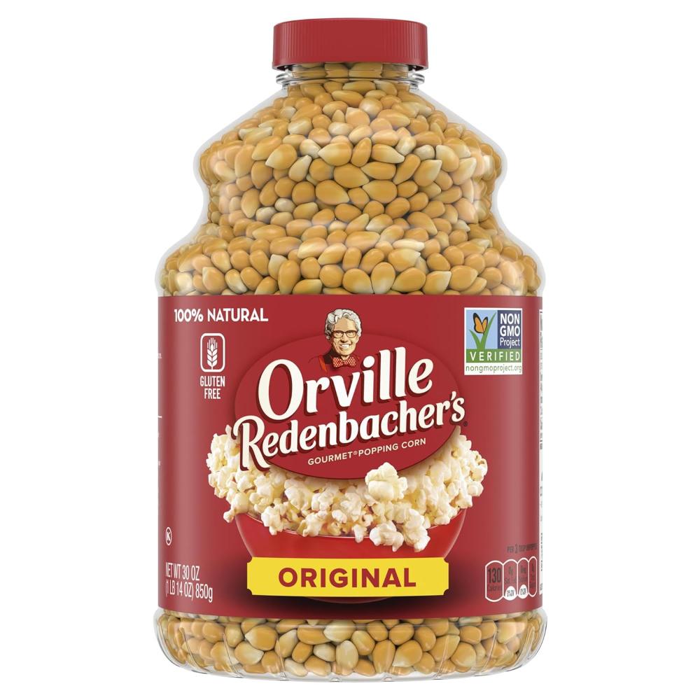 6-Pack Orville Redenbacher’s Original Gourmet Popcorn Kernels, 30 oz.