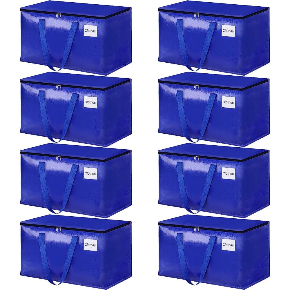 8-Pack HomeHacks 93L Storage/Moving Bags