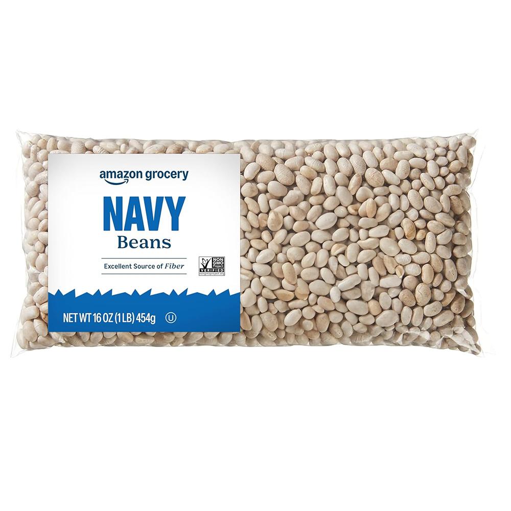Amazon Grocery Navy Beans, 16 oz.