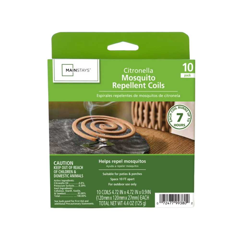 10-Pack Mainstays Citronella Coil